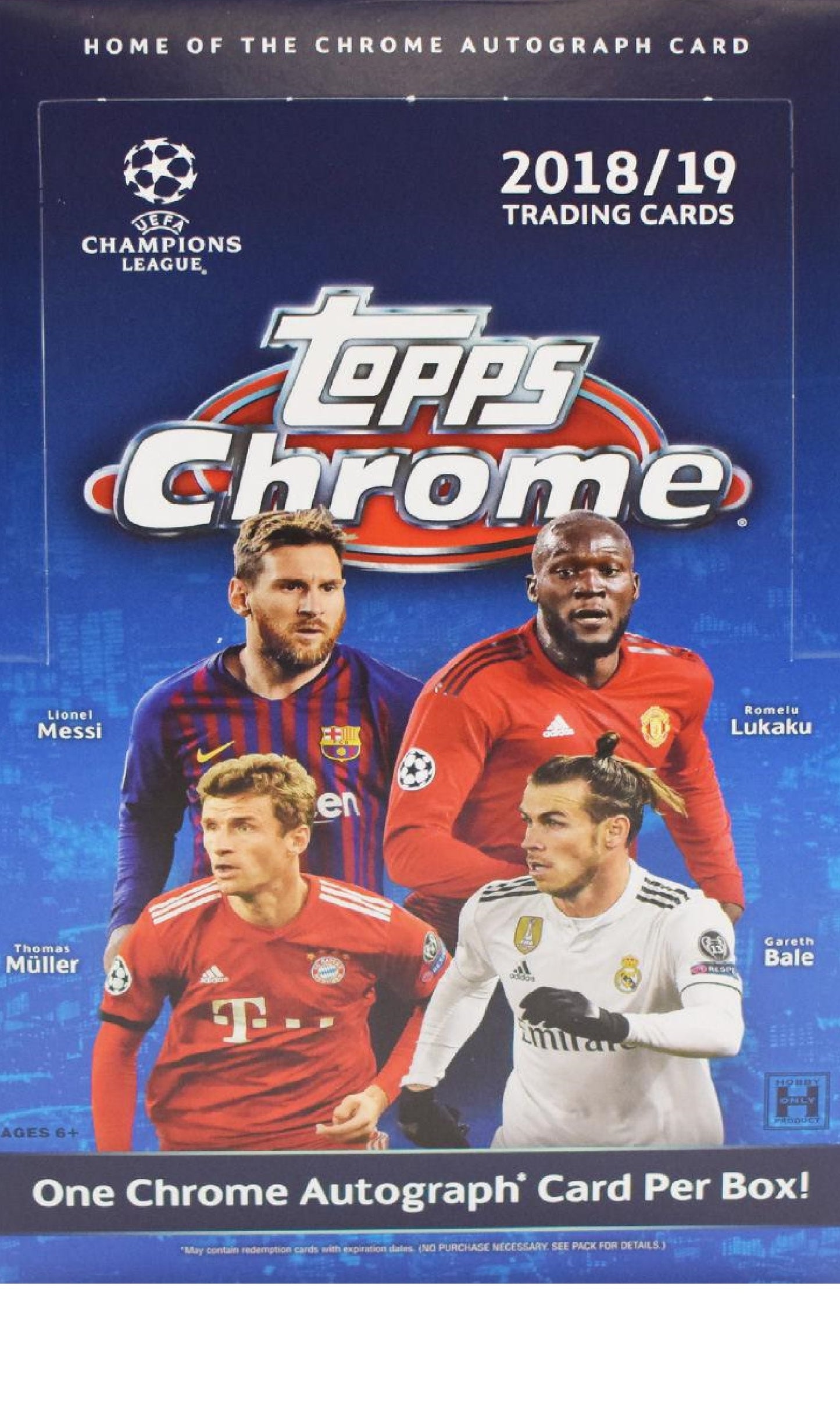 2018 TOPPS CHROME UEFA CHAMPIONS LEAGUE FOOTBALL HOBBY BOX (NEW SEALED)