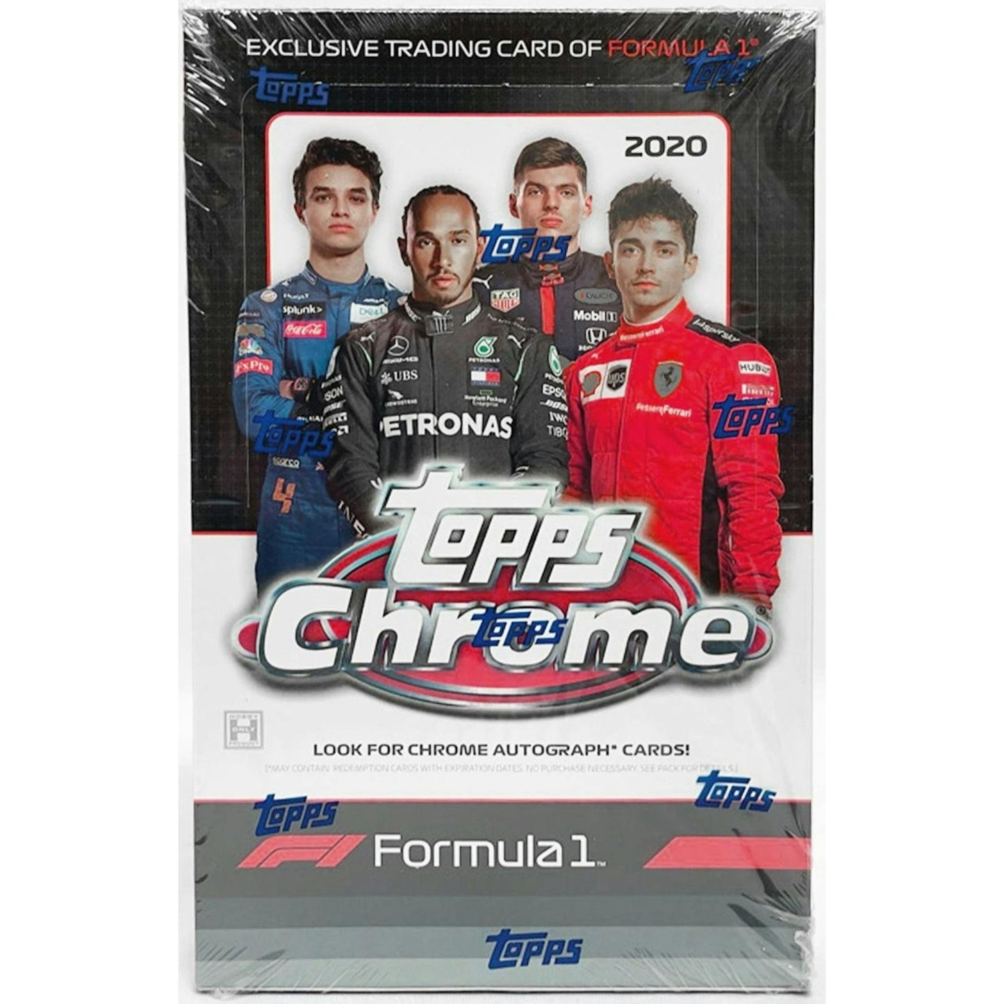 2020 TOPPS CHROME F1 FORMULA 1 RACING HOBBY BOX (NEW SEALED)
