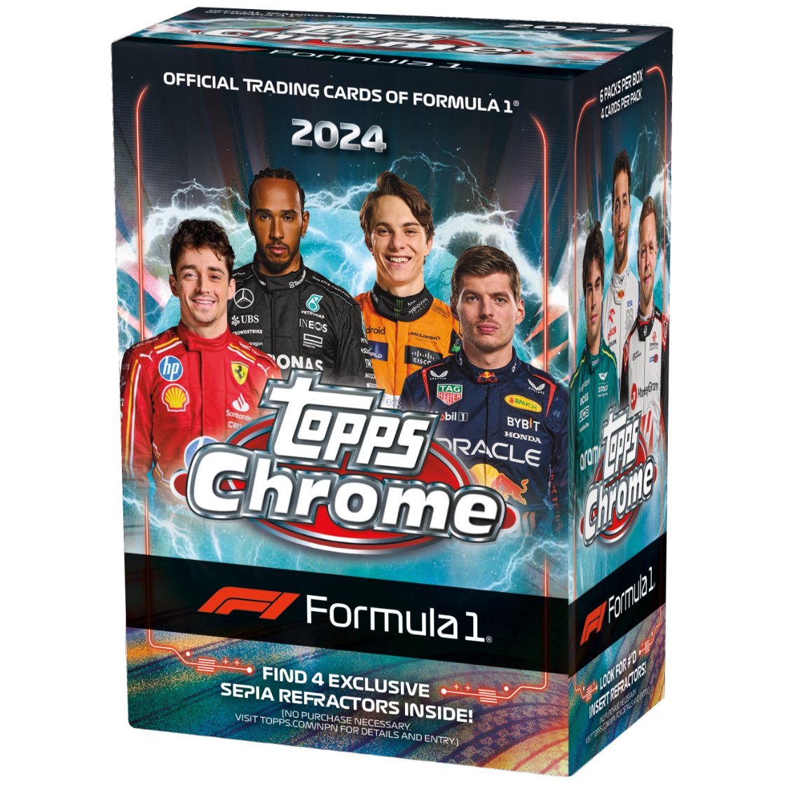 2024 TOPPS CHROME F1 FORMULA 1 RACING BLASTER BOX (NEW SEALED)