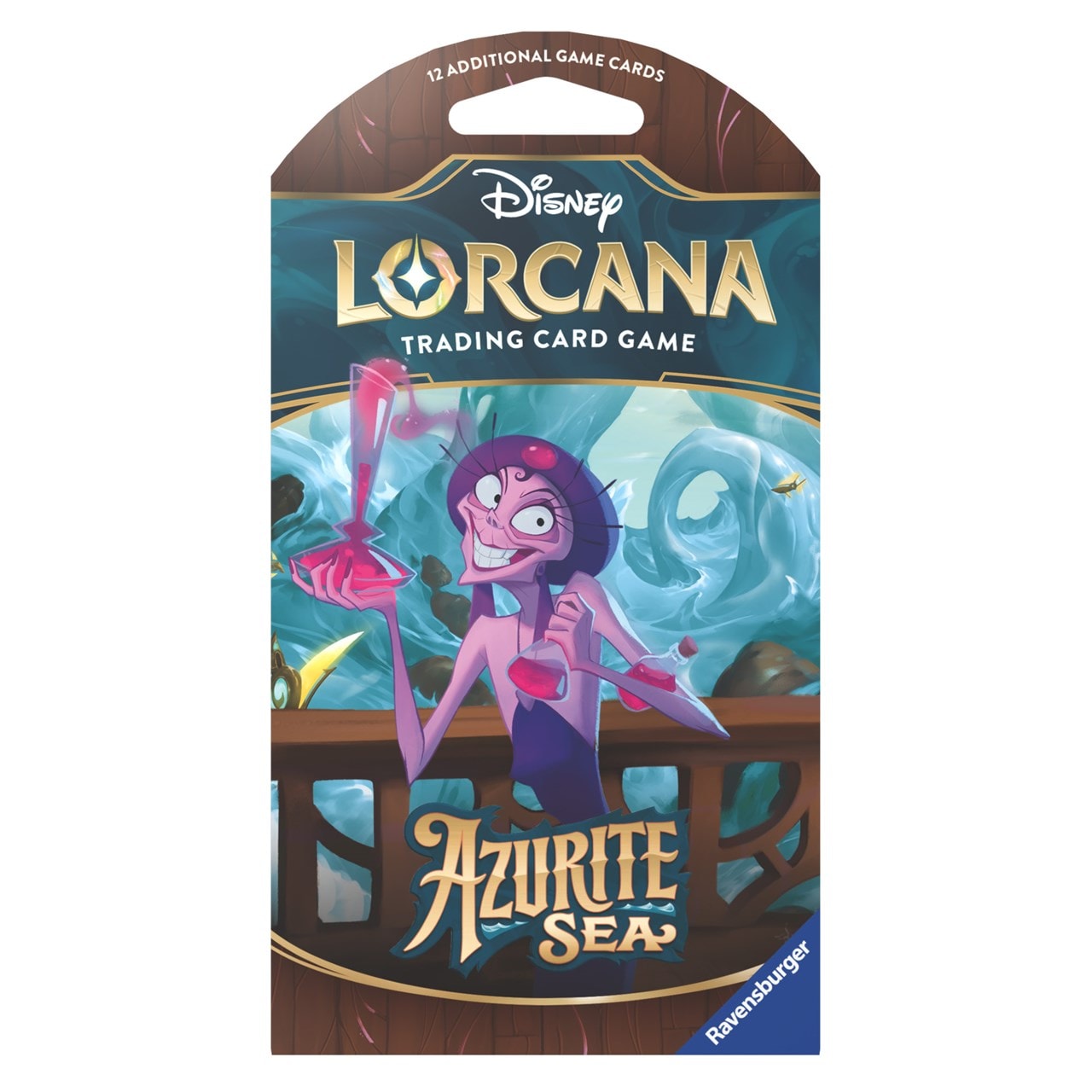Disney Lorcana TCG Azurite Sea Sleeved Booster Pack (New Sealed)