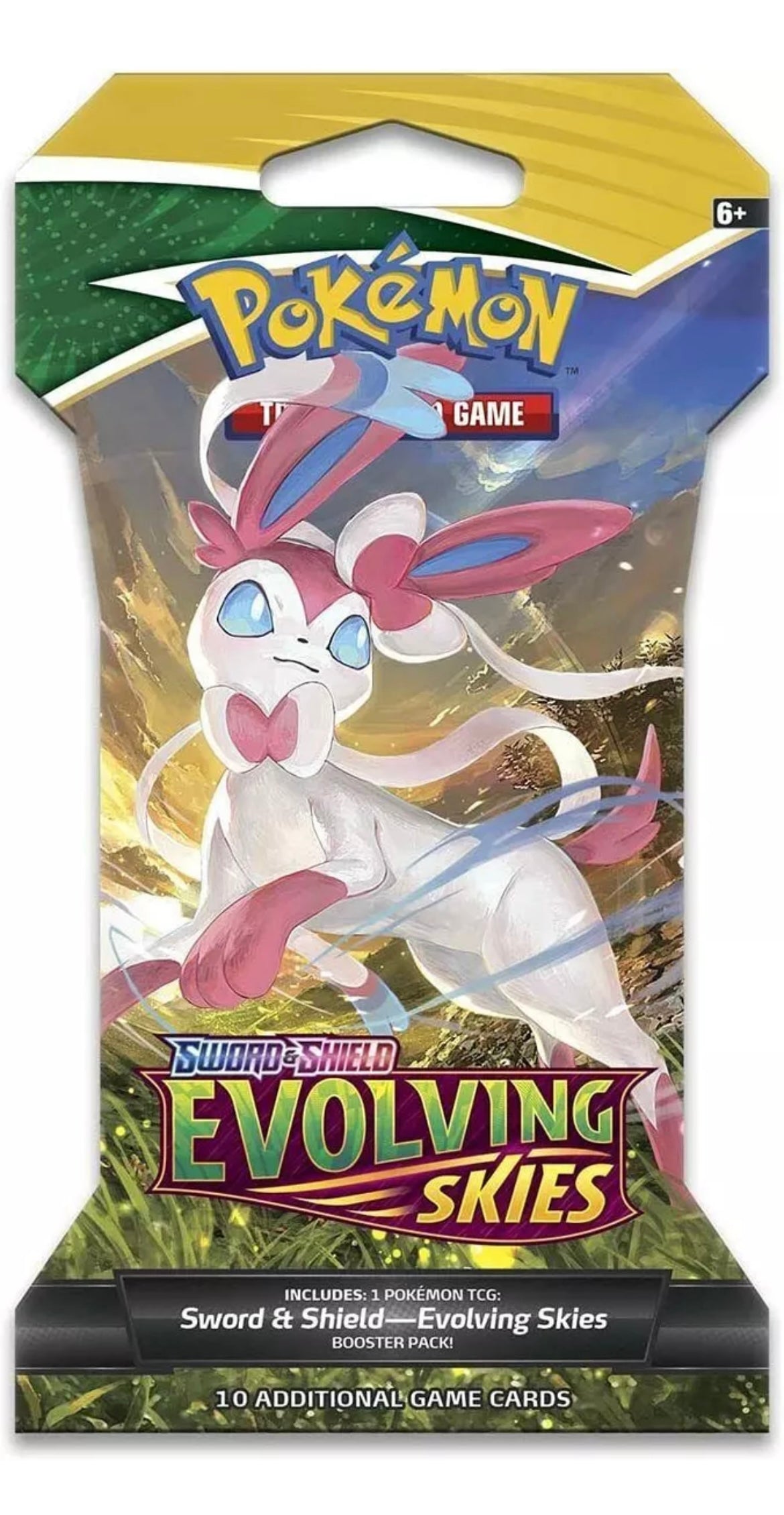 2021 Pokemon TCG Evolving Skies Sleeved Booster Sylveon Pack (New Sealed)