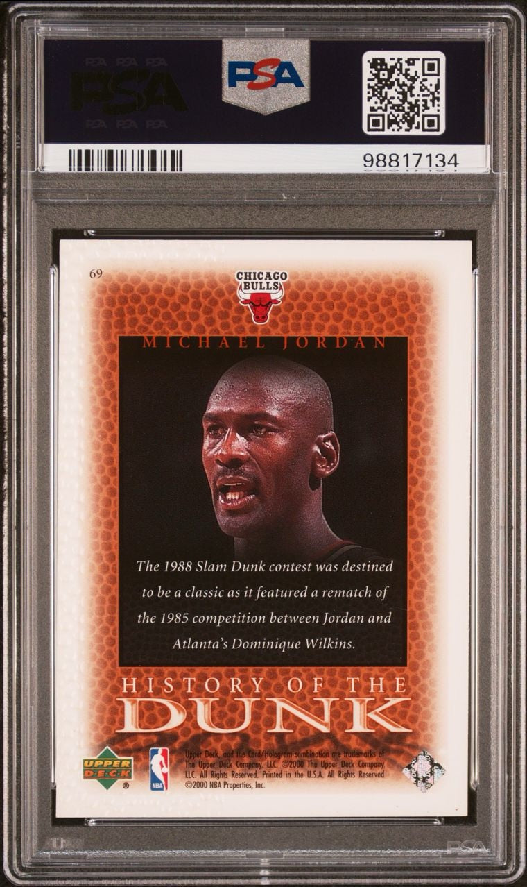 2000 Upper Deck Century Legends Michael Jordan #69 PSA 10 Gem Mint