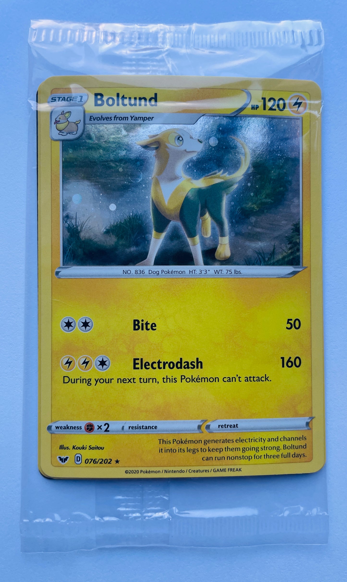 POKEMON TCG BOLTUND KNOCKOUT COLLECTION HOLO PROMO Thick Pack (NEW SEALED)