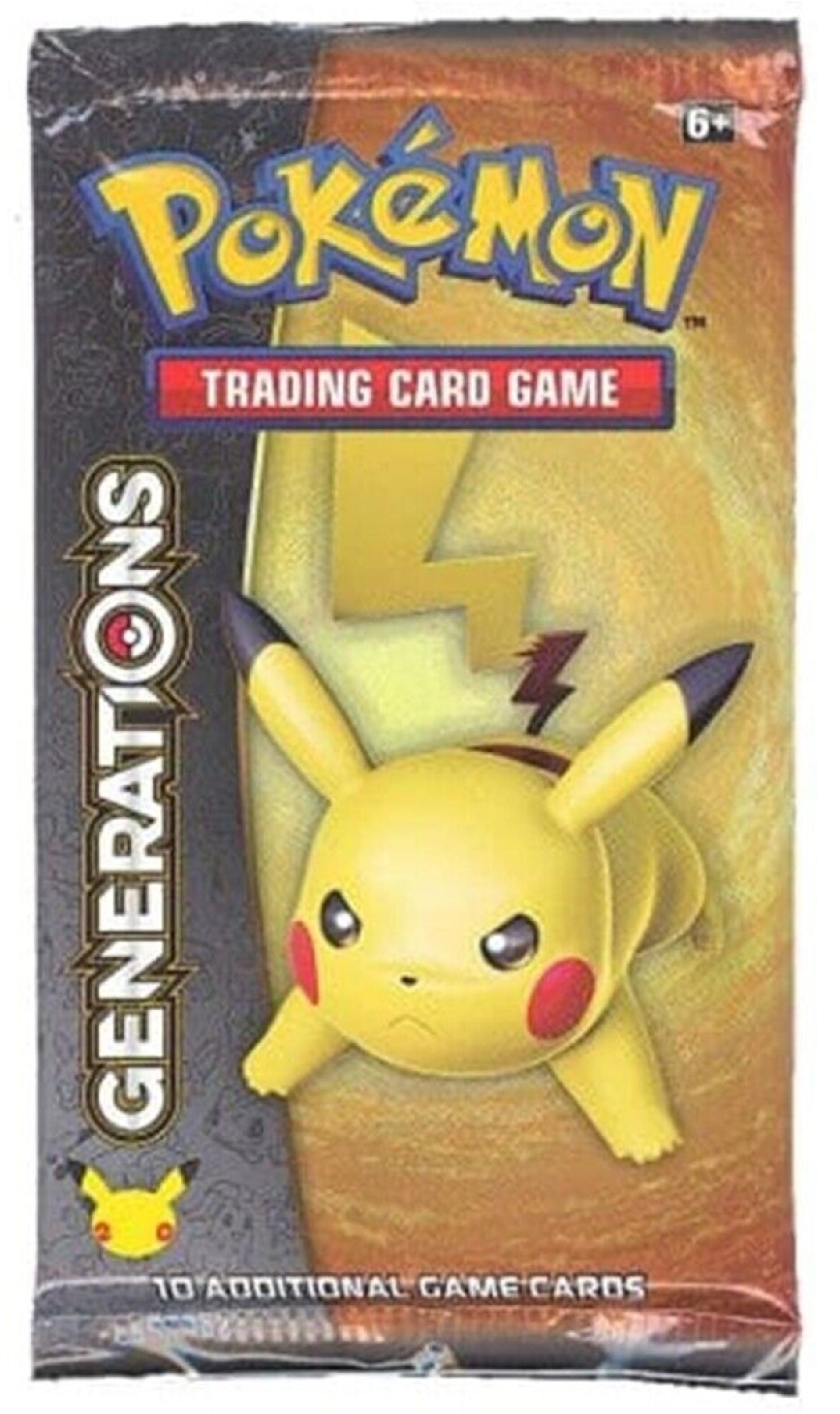 POKEMON TCG GENERATIONS BOOSTER PACK PIKACHU Artwork (NEW SEALED)