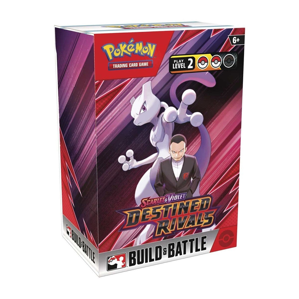 POKEMON TCG SCARLET & VIOLET DESTINED RIVALS BUILD & BATTLE BOX 4 Packs + 40 Cards Ready To Play (NEW SEALED)