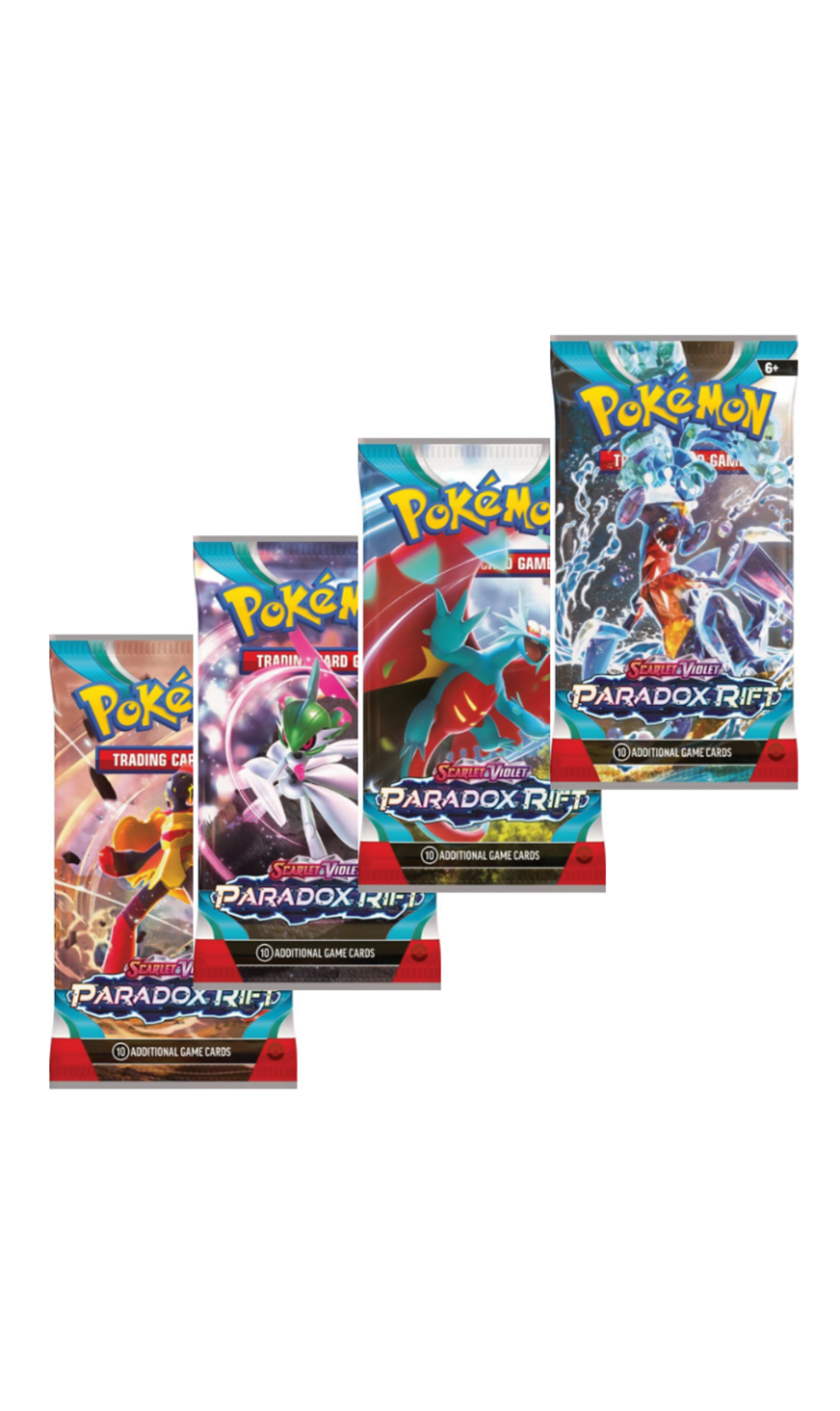 Pokemon TCG Scarlet & Violet Paradox Rift Art Set 4 Packs (New Sealed)