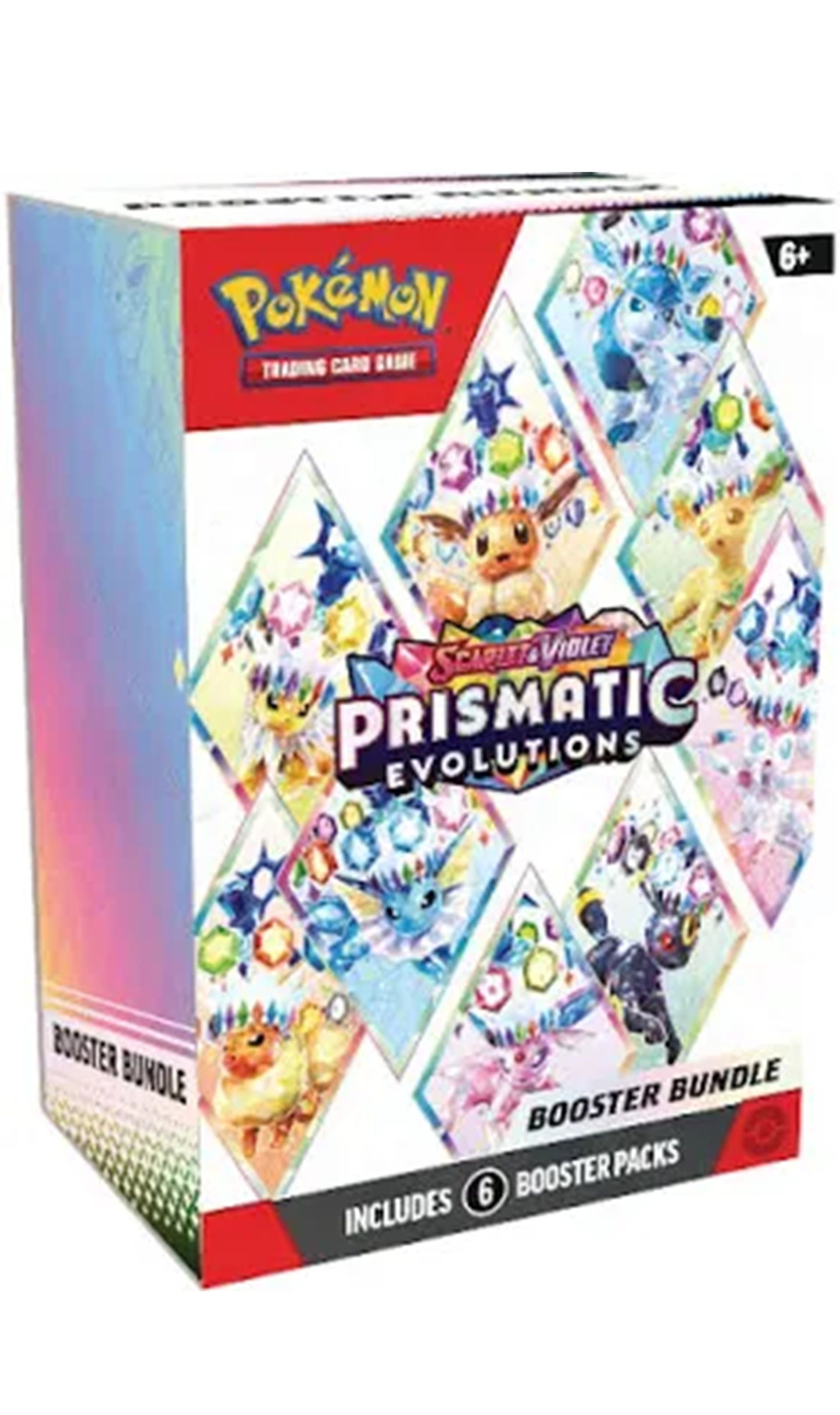 POKEMON TCG SCARLET & VIOLET PRISMATIC EVOLUTIONS BOOSTER BUNDLE 6 Packs (NEW SEALED)