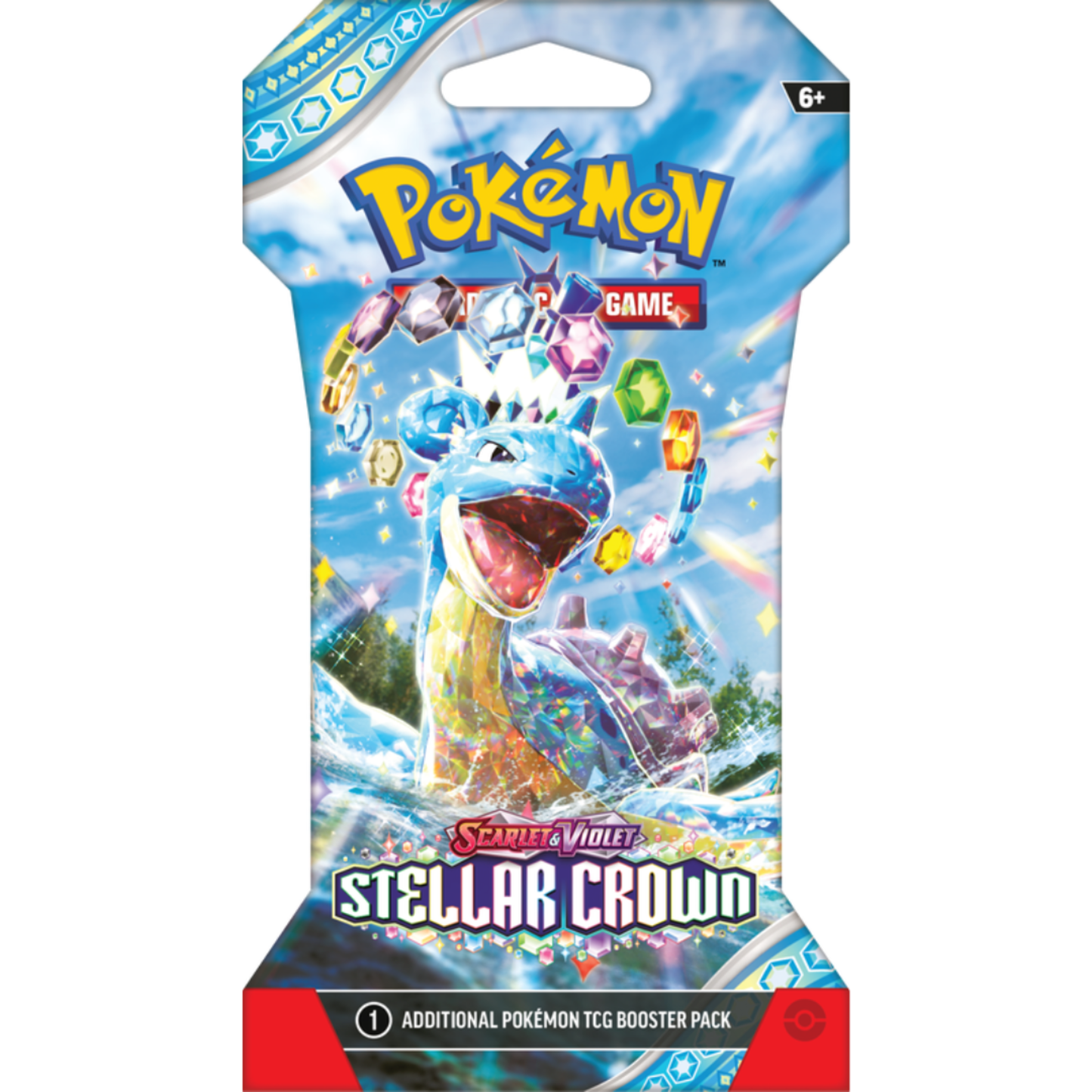 POKEMON TCG SCARLET & VIOLET STELLAR CROWN SLEEVES PACK (NEW SEALED)