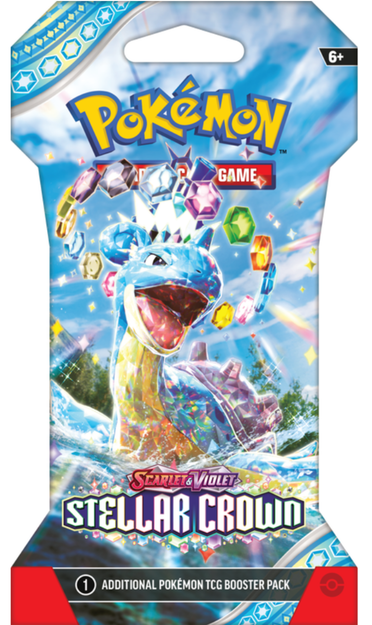 POKEMON TCG SCARLET & VIOLET STELLAR CROWN SLEEVES PACK (NEW SEALED)