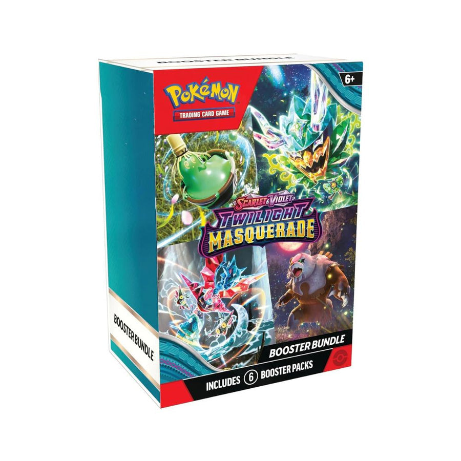 POKEMON TCG SCARLET & VIOLET TWILIGHT MASQUERADE BOOSTER BUNDLE BOX 6 Packs (NEW SEALED)