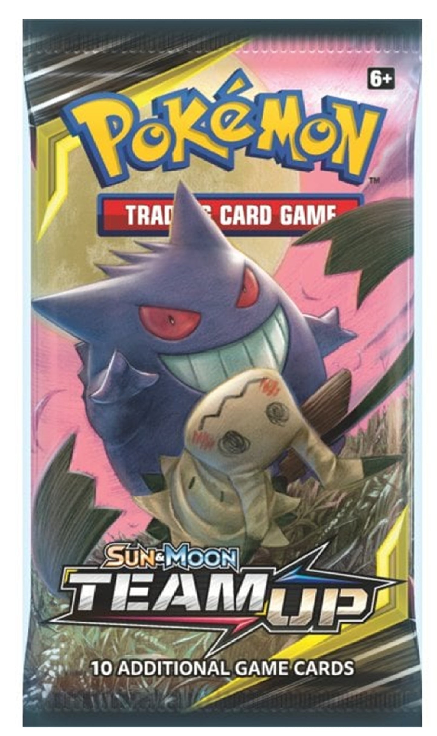 POKEMON TCG SUN AND MOON TEAM UP BOOSTER PACK GENGAR Artwork (NEW SEALED)