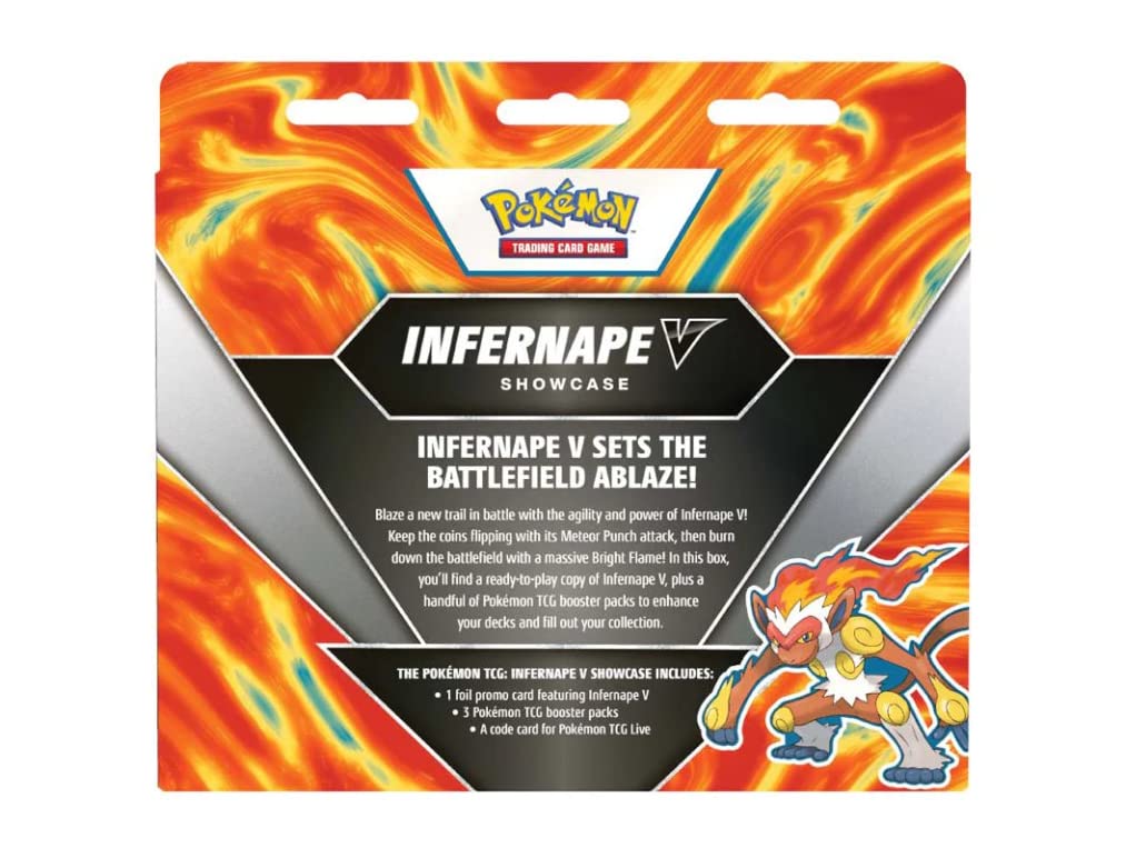 Pokemon TCG Infernape V Showcase Box + Promo 3X Packs 2X Lost Origins & 1X Astral Radiance (New Sealed)