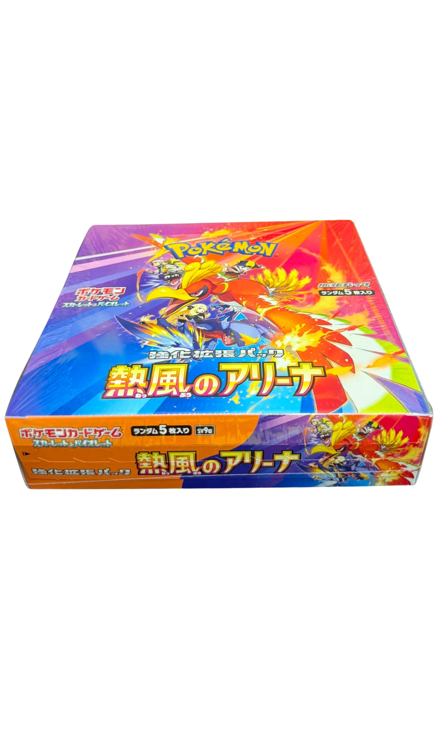 Pokemon TCG Scarlet & Violet Destined Rivals Heat Wave Arena Japanese Booster Box 30X Packs (New Sealed)