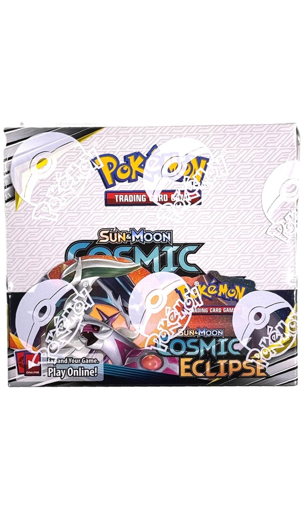 Pokemon TCG Sun & Moon Cosmic Eclipse Booster Box With Acrylic Case 36X Packs (New Sealed)