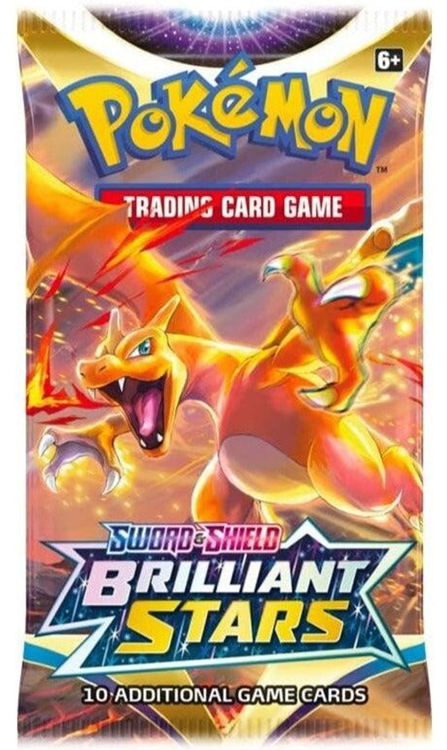 Pokemon TCG Sword & Shield Brilliant Stars Booster Pack Random Art (New Sealed)