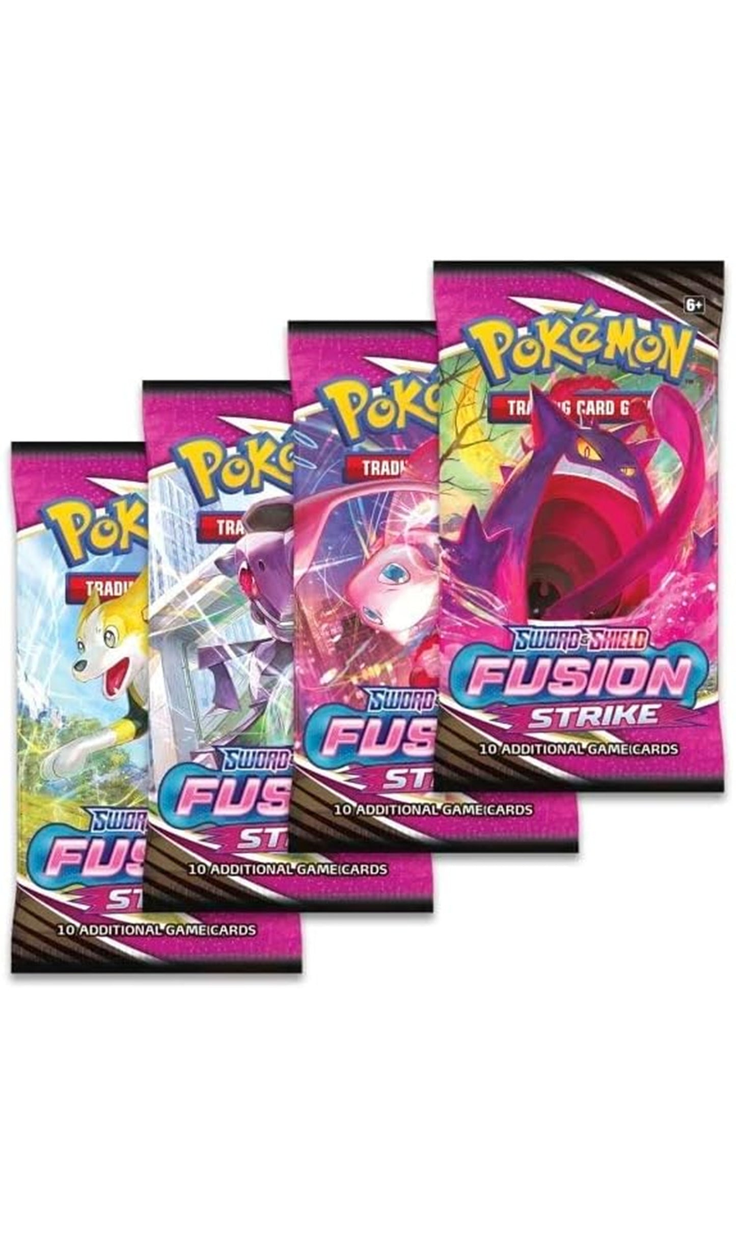 Pokemon TCG Sword & Shield Fusion Strike Art Set 4X Packs (New Sealed)
