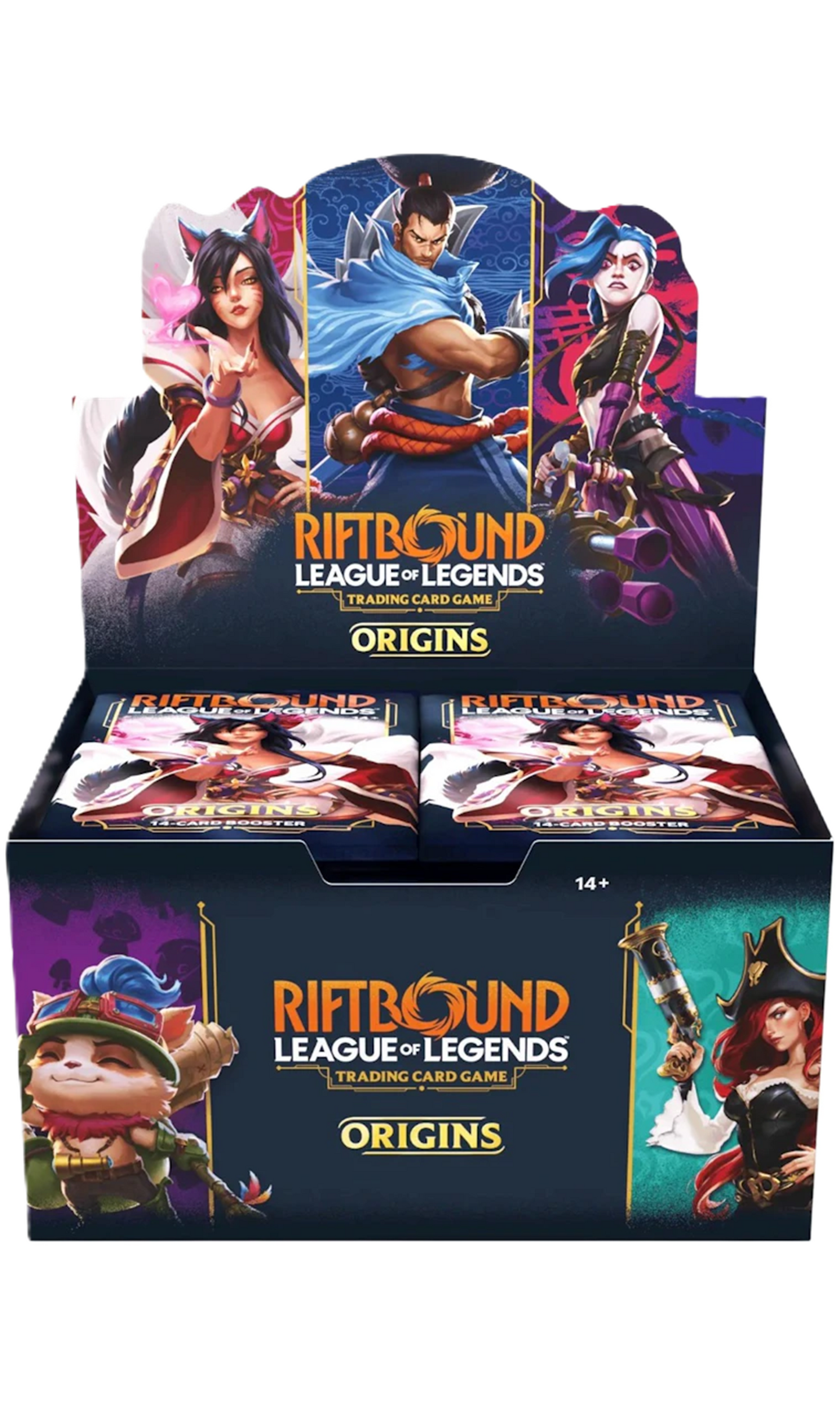 صندوق معزز (بوستر) Riftbound Origins League of Legends (جديد، مغلف)