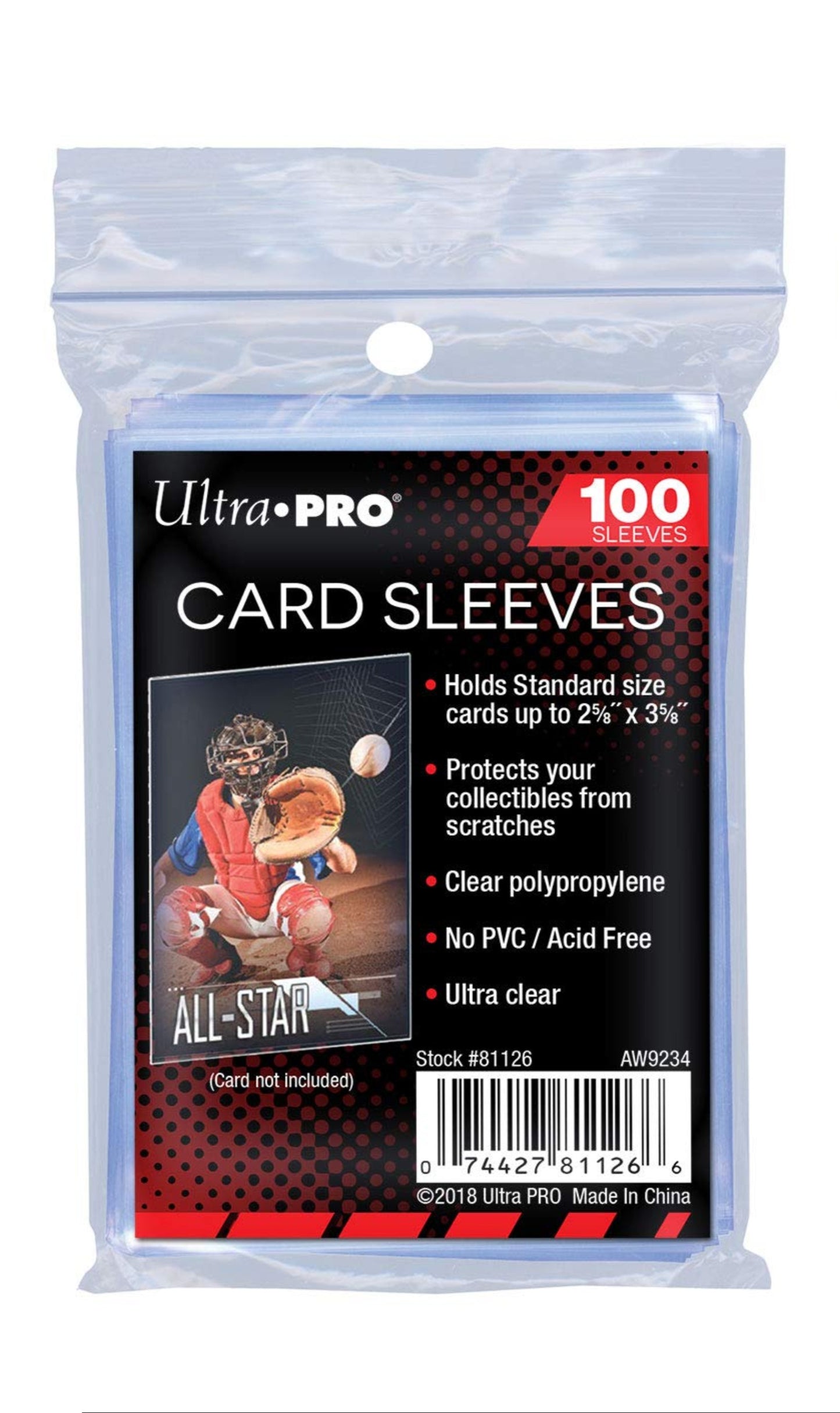 ULTRA PRO - SOFT CARD SLEEVES (100)
