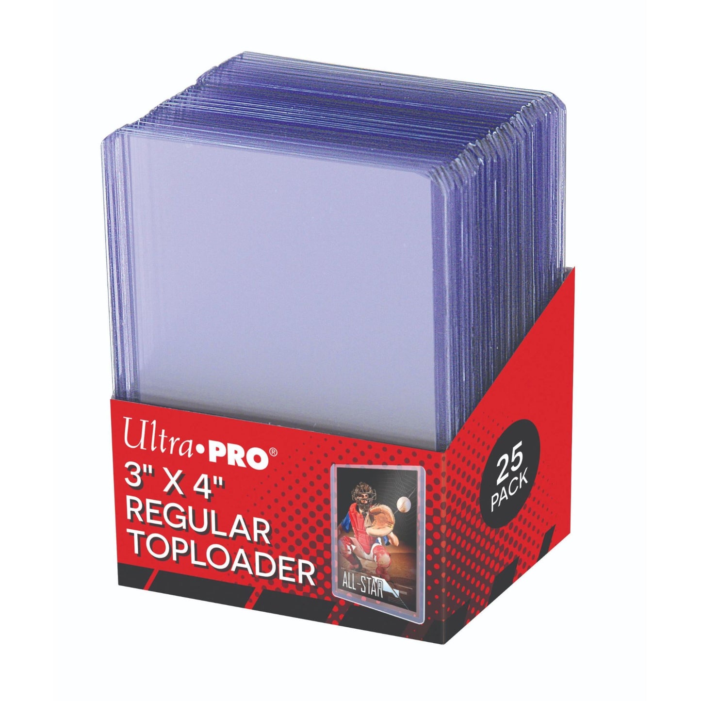 ULTRA PRO 3X4 REGULAR TOP LOADERS (25)