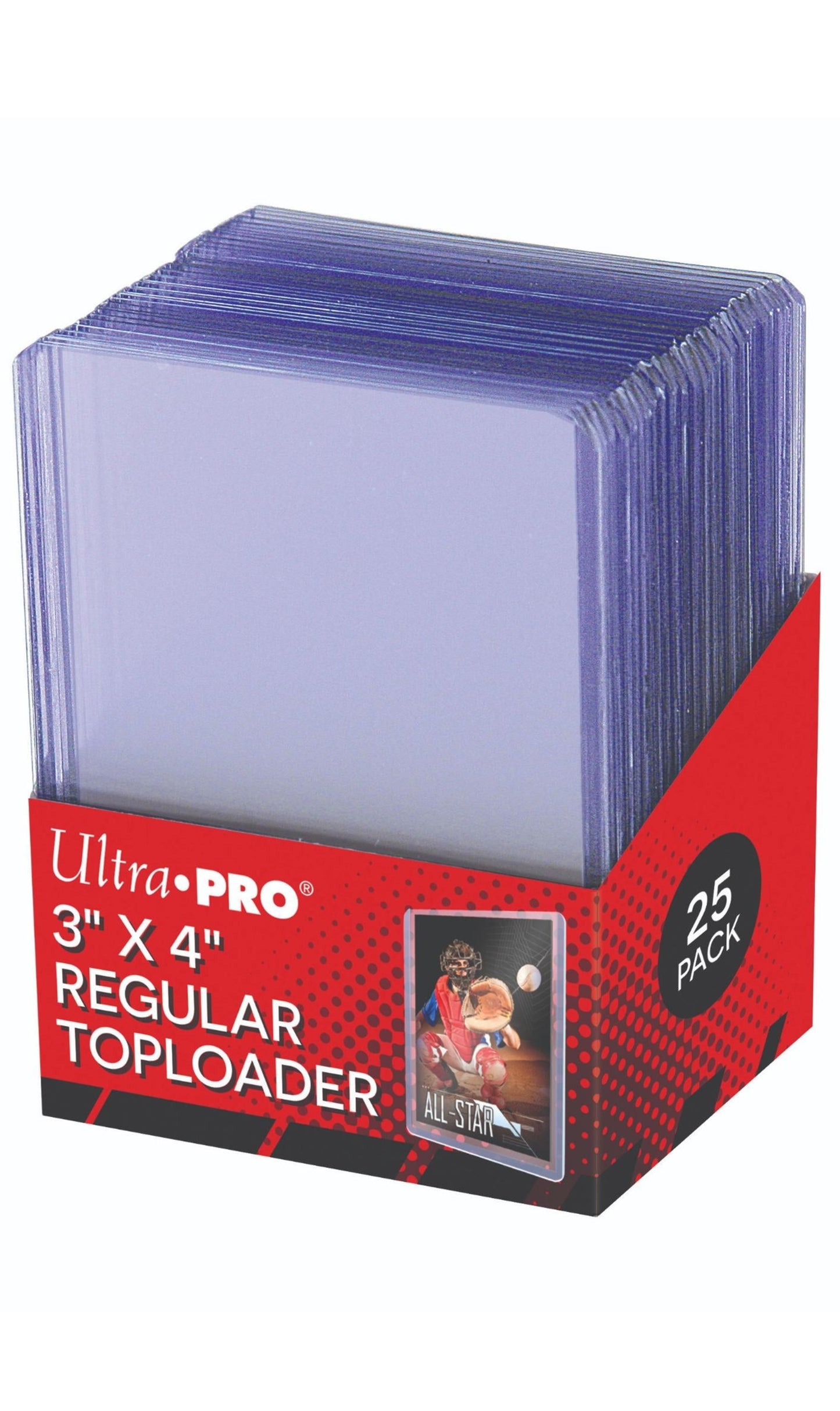 ULTRA PRO 3X4 REGULAR TOP LOADERS (25)