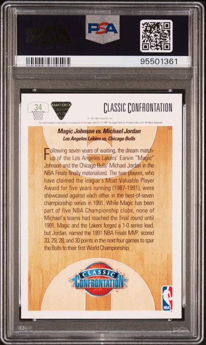 1991 Upper Deck Magic Vs. Jordan #34 PSA 10 Gem Mint