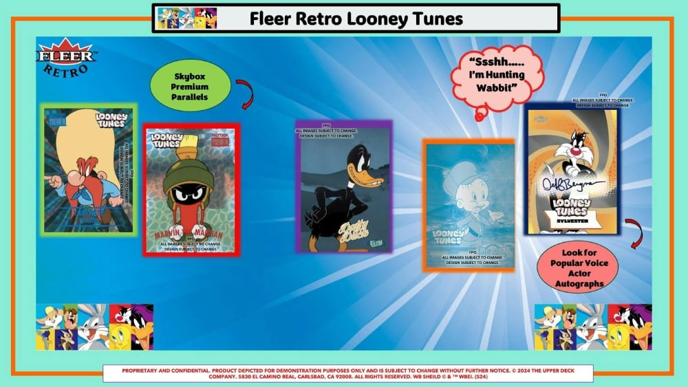 2024 Upper Deck Looney Tunes Fleer Retro Looney Tunes Blaster (New Sealed)