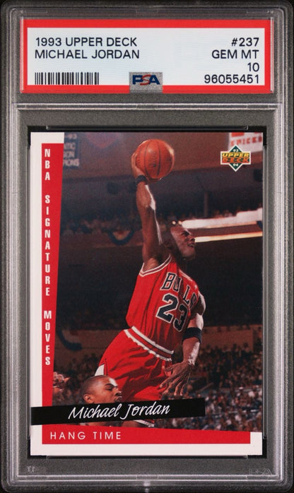 1993 UPPER DECK MICHAEL JORDAN #237 PSA 10 GEM MINT