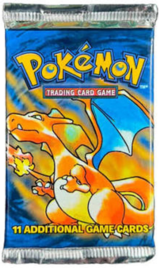 1999 Pokemon TCG Charizard ART Base Set Booster Pack (New Sealed)