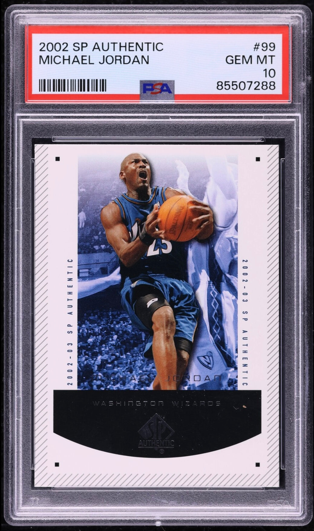 2002 SP AUTHENTIC #99 MICHAEL JORDAN PSA 10 GEM MINT