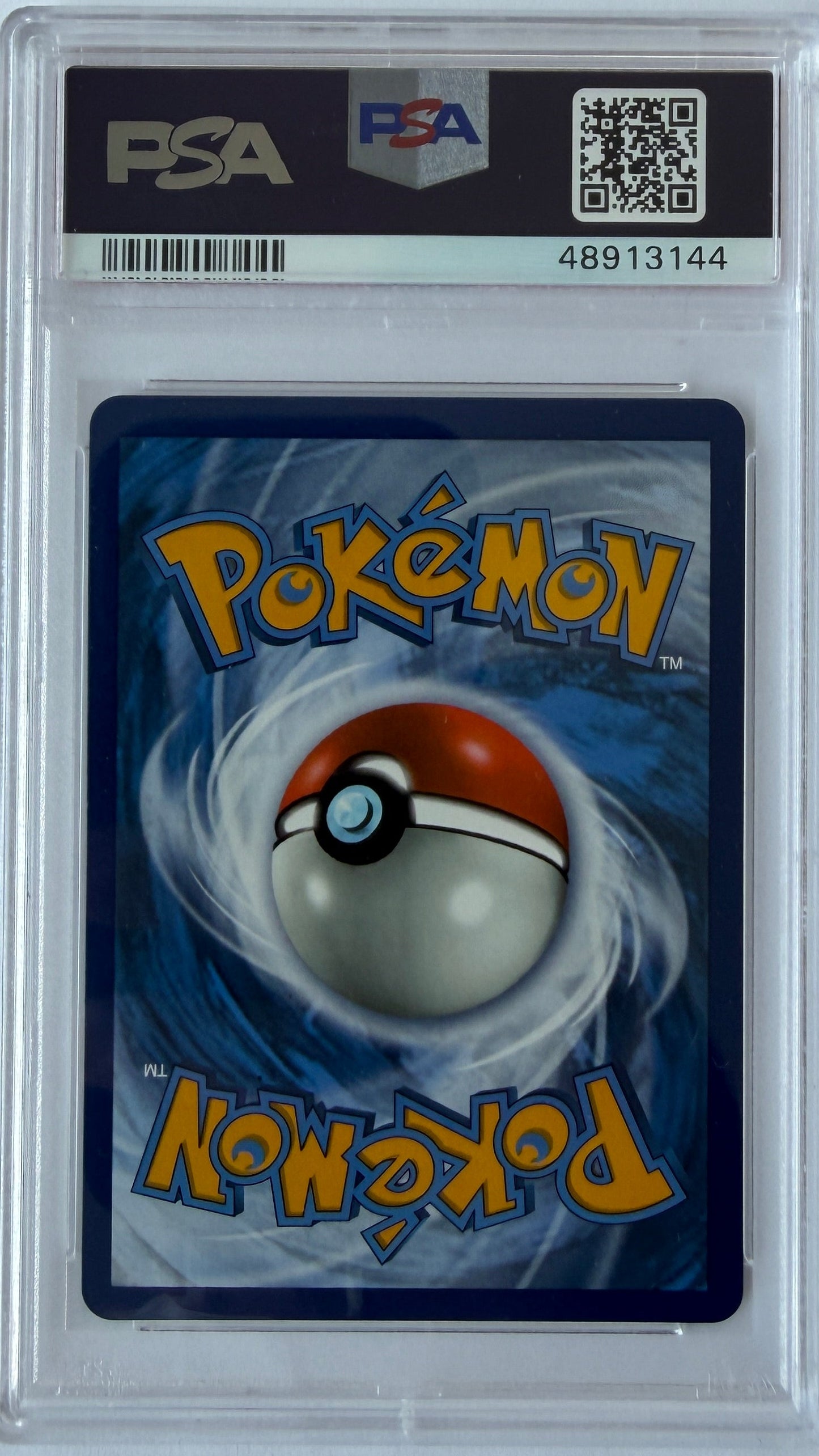 PSA 10 Rayquaza GX Full Art from 2018 Pokémon Celestial Storm, graded Gem Mint in a sealed PSA slab.
