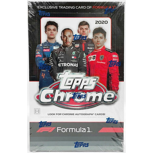 2020 TOPPS CHROME F1 FORMULA 1 RACING  HOBBY BOX (NEW SEALED)