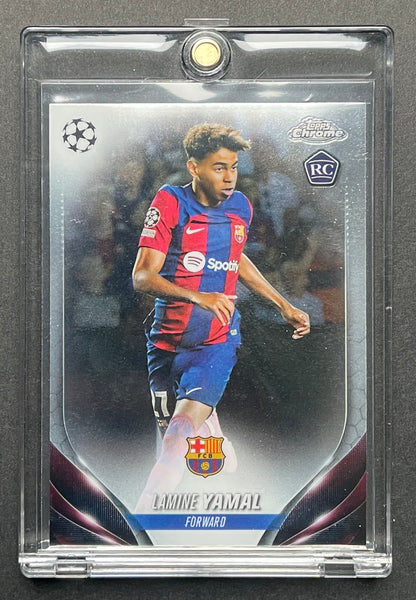 2023-24 TOPPS CHROME UEFA CLUB COMPETITIONS #64 LAMINE YAMAL ROOKIE
