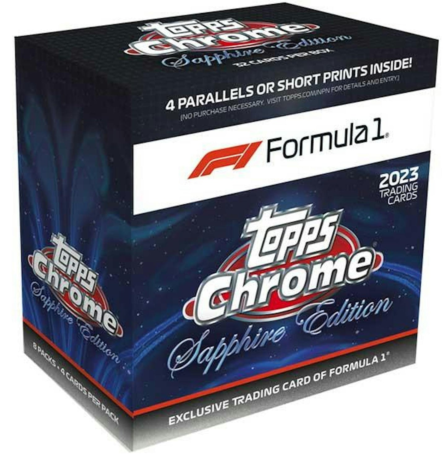2023 TOPPS CHROME F1 FORMULA 1 SAPPHIRE EDITION HOBBY BOX (NEW SEALED)