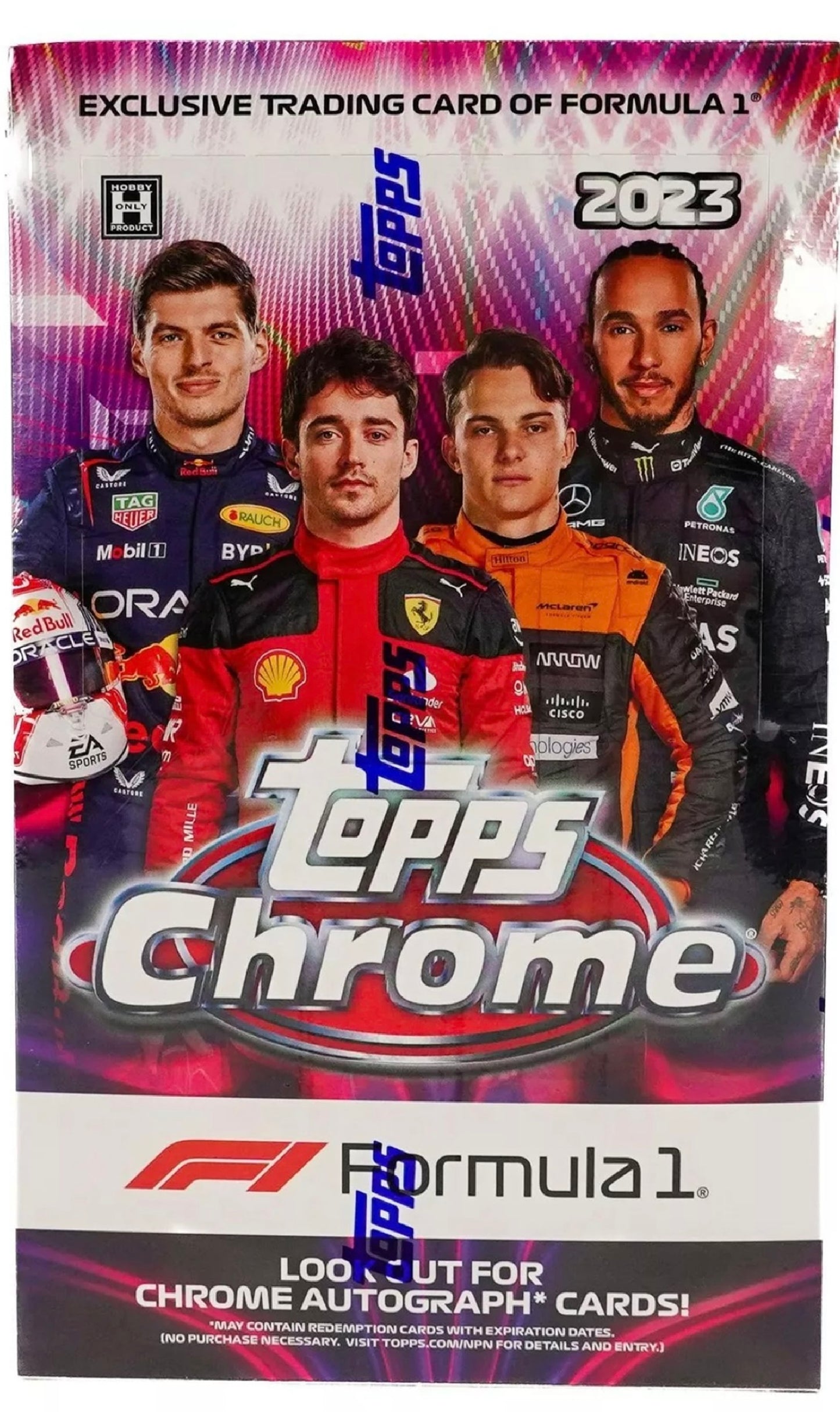 2023_TOPPS_CHROME_FORMULA_1_ONE_F1_RACING_HOBBY_BOX_NEW_SEALED