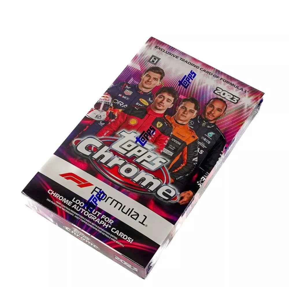 2023 TOPPS CHROME FORMULA 1 ONE F1 RACING HOBBY BOX (NEW SEALED)