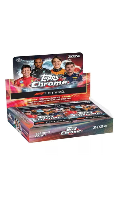2024 TOPPS CHROME F1 FORMULA 1 QUALIFYING LAP HOBBY BOX (NEW SEALED)