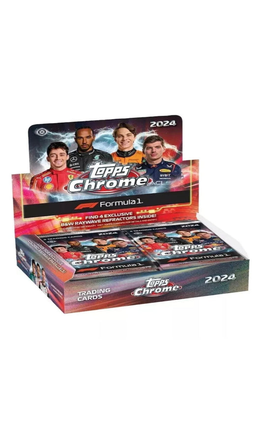 2024 TOPPS CHROME F1 FORMULA 1 QUALIFYING LAP HOBBY BOX (NEW SEALED)