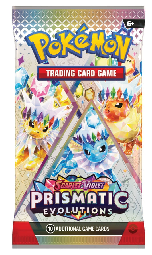 2025 POKEMON TCG PRISMATIC EVOLUTIONS BOOSTER PACK (NEW SEALED)