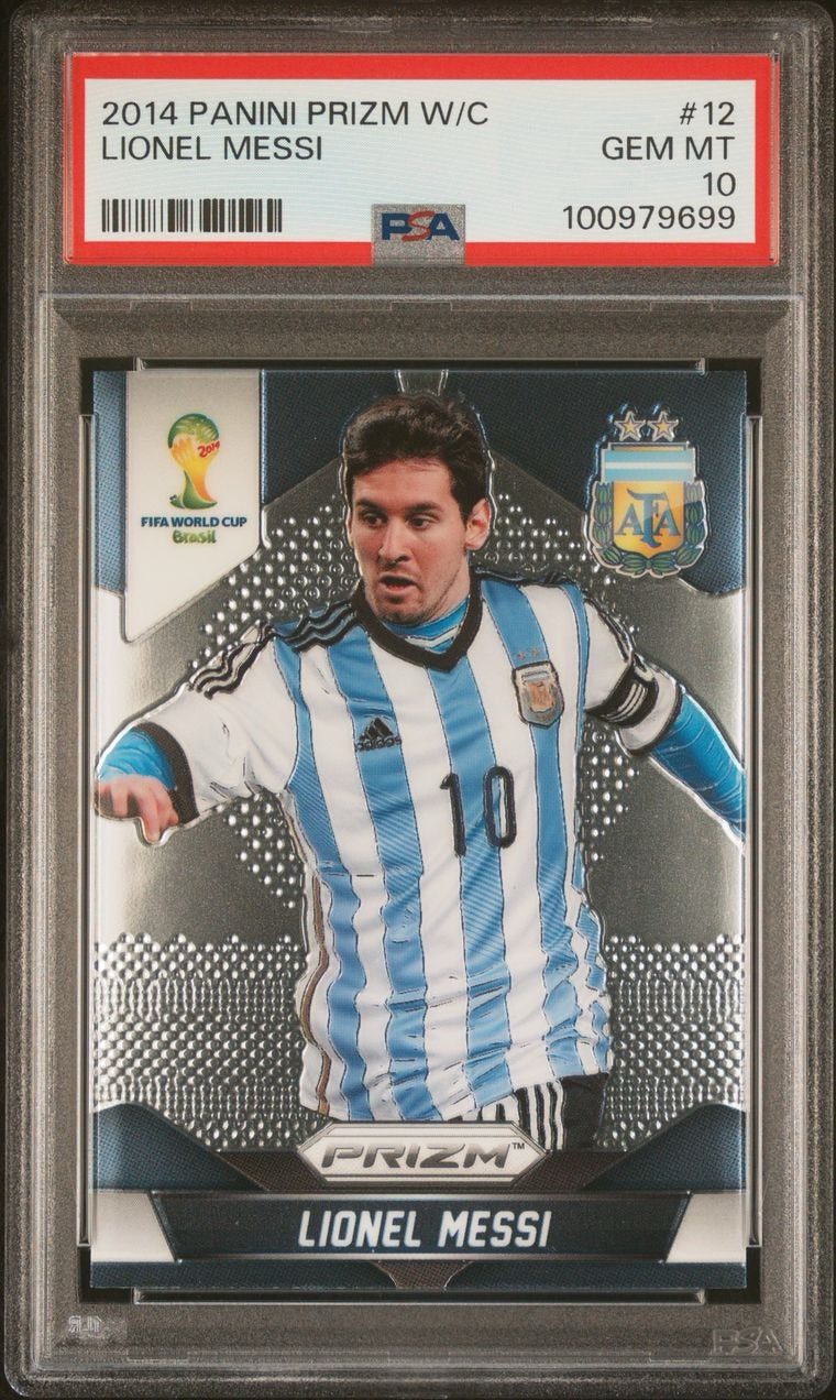 2014 Panini Prizm World Cup Lionel Messi #12 PSA 10 Gem Mint