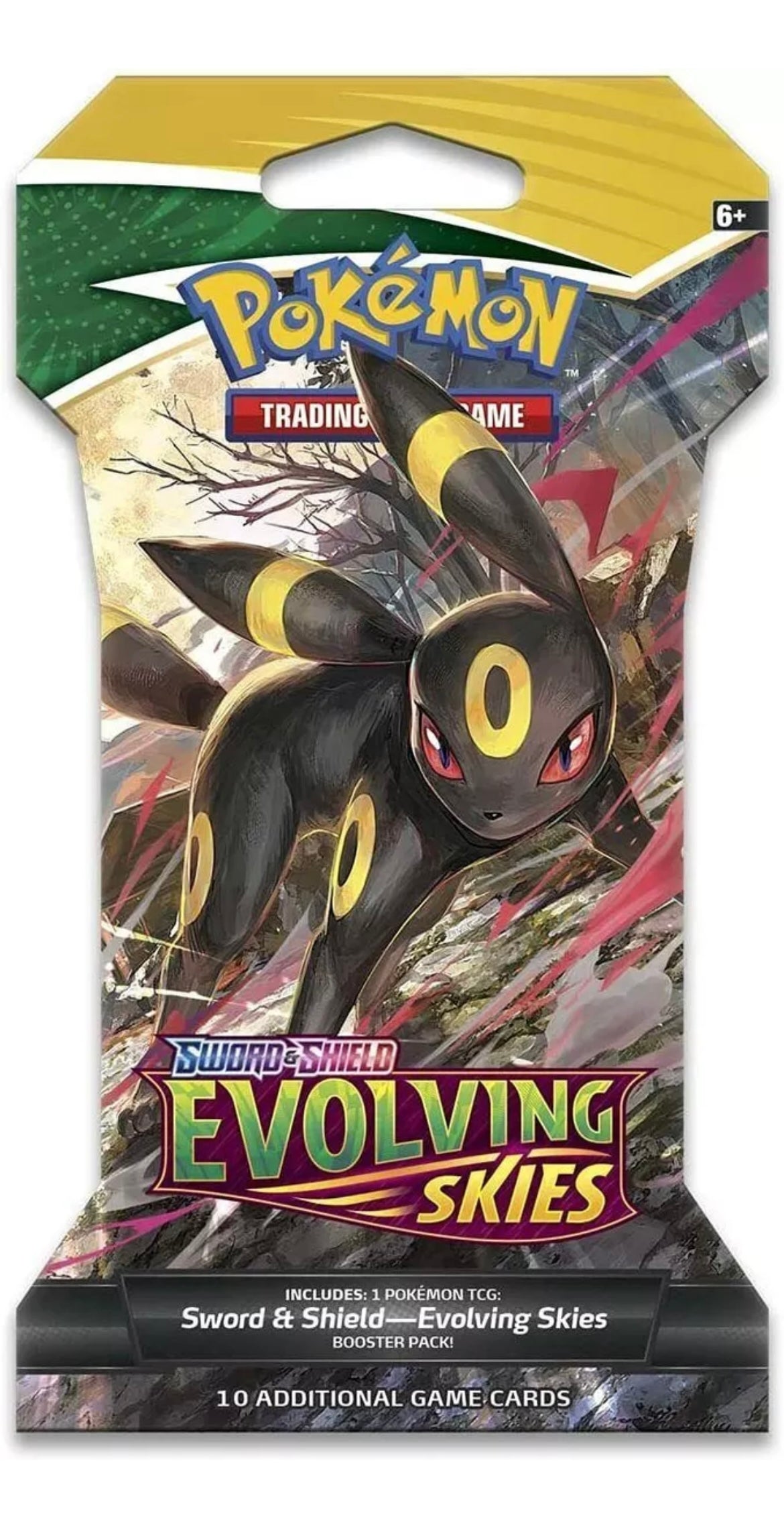 2021 Pokemon TCG Evolving Skies Sleeved Booster Umbreon Pack (New Sealed)