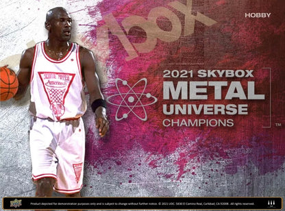 2021 Upper Deck Basketball Skybox Metal Universe Champions Hobby Box (New Sealed)