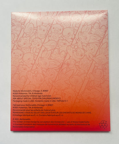 2021 Pokemon TCG McDonald'S Exclusive Booster Red Pack #7 (New Sealed)