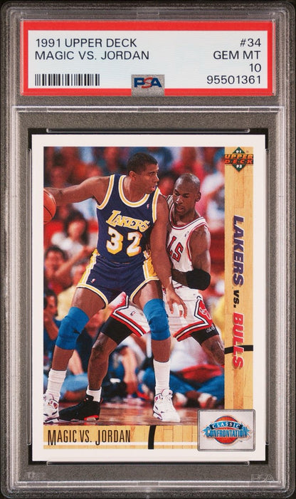 1991 Upper Deck Magic Vs. Jordan #34 PSA 10 Gem Mint