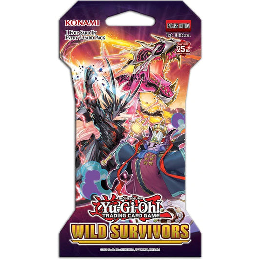 Yu-Gi-Oh! TCG Wild Survivors Sleeved Booster Pack (New Sealed)