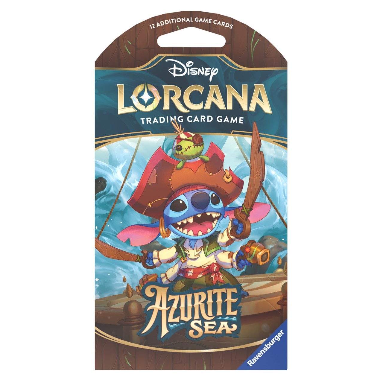 Disney Lorcana TCG Azurite Sea Sleeved Booster Pack (New Sealed)
