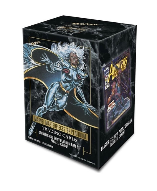2024 Upper Deck Marvel Masterpieces 92 Platinum Blaster Box (New Sealed)