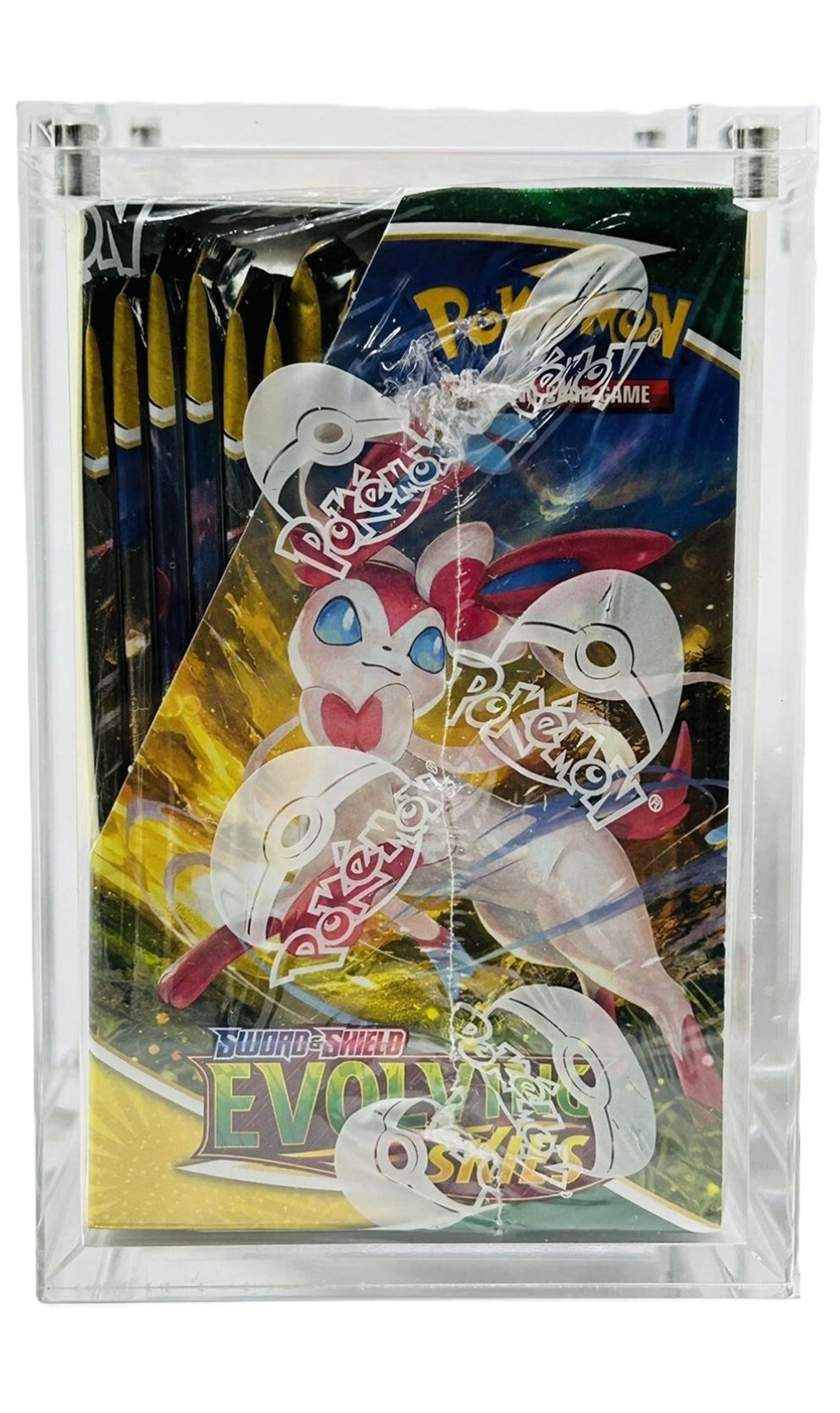 2021 Pokemon TCG Sword & Shield: Evolving Skies Booster Box With Acrylic Case 36 Packs (New Sealed)