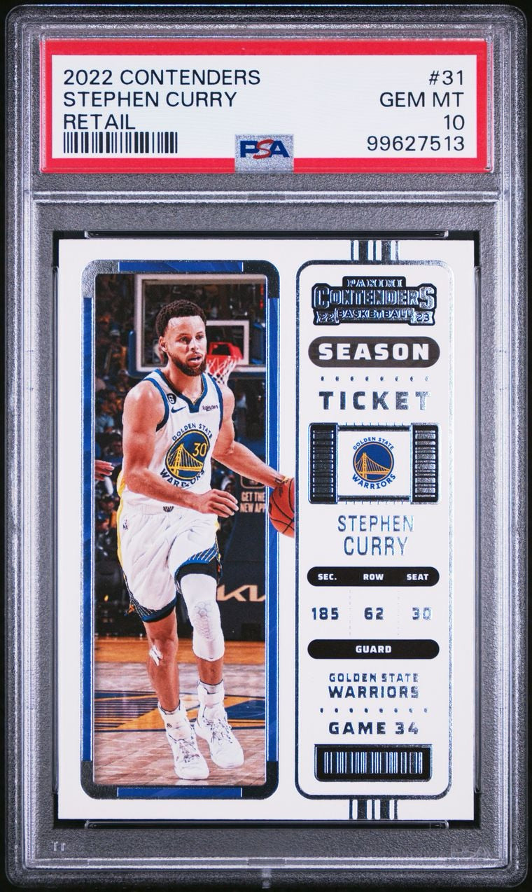 2022 Panini Contenders Retail Stephen Curry #31 PSA 10 Gem Mint