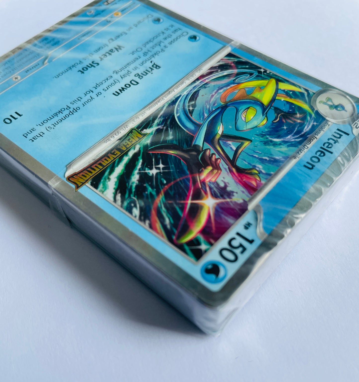 Pokemon Mega Evolutions Inteleon Promo Sealed Pack TCG Complete 40 Card Deck (New Sealed)