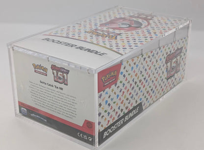 Pokemon TCG 151 Display Case Booster Bundle 10X Boxes Sealed with Acrylic Case (New Sealed Case)